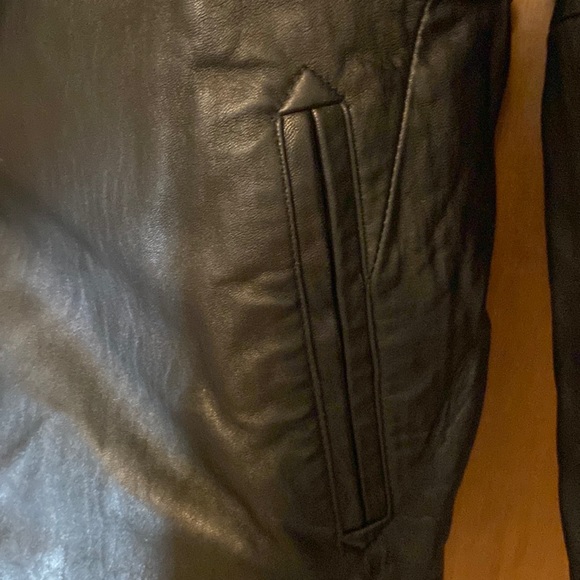 Calvin Klein Leather Jacket Mens XXL - Picture 6 of 8